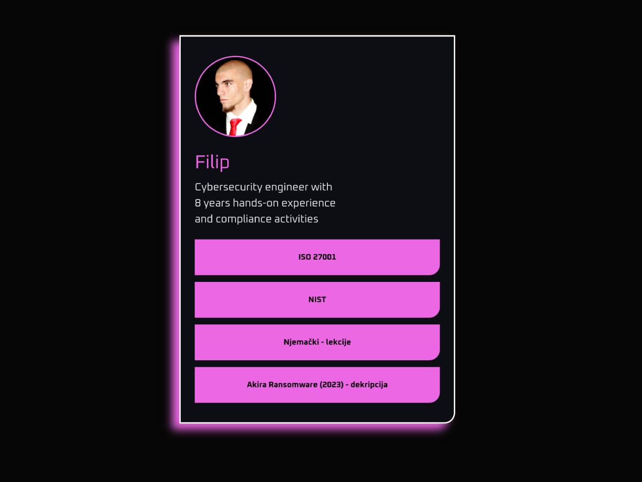 Filip Template Preview